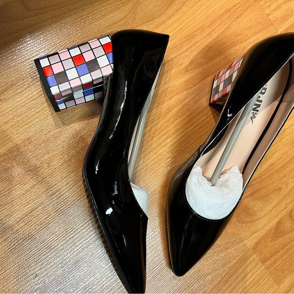 NWOT SHEIN Colourful Blocked Heel Pump (US 7) - Picture 2 of 13